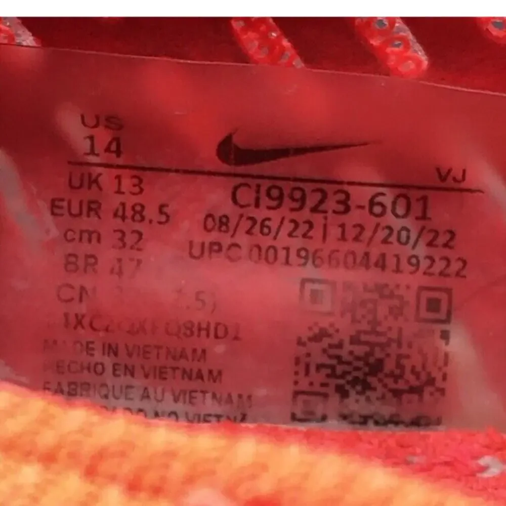 Nike Air Zoom Tempo Next% FK (CI9923 601) Size UK13 US14 EU48.5